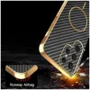 Phonesta Luxury Carbon Fiber Back Cover Hülle mit MagSafe für Samsung Galaxy S25 Ultra - Schwarz 6