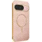 Phonesta Luxury Carbon Fiber Back Cover Hülle mit MagSafe für Google Pixel 9 - Rosa