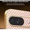 Phonesta Luxury Carbon Fiber Back Cover Hülle mit MagSafe für Google Pixel 9 - Rosa 5