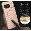 Phonesta Luxury Carbon Fiber Back Cover Hülle mit MagSafe für Google Pixel 9 - Rosa 7