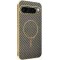 Phonesta Luxury Carbon Fiber Back Cover Hülle mit MagSafe für Google Pixel 9 Pro XL - Braun