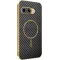 Phonesta Luxury Carbon Fiber Back Cover Hülle mit MagSafe für Google Pixel 9a - Schwarz