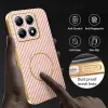 Phonesta Luxury Carbon Fiber Back Cover Hülle mit MagSafe für Xiaomi 15T - Rosa 6