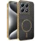 Phonesta Luxury Carbon Fiber Back Cover Hülle mit MagSafe für Xiaomi 15T - Schwarz