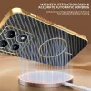 Phonesta Luxury Carbon Fiber Back Cover Hülle mit MagSafe für Xiaomi 15T - Schwarz 5