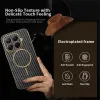 Phonesta Luxury Carbon Fiber Back Cover Hülle mit MagSafe für Xiaomi 15T Pro - Schwarz 2