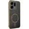 Phonesta Luxury Carbon Fiber Back Cover Hülle mit MagSafe für Oppo Find X9 - Schwarz