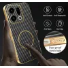 Phonesta Luxury Carbon Fiber Back Cover Hülle mit MagSafe für Oppo Find X9 - Schwarz 7