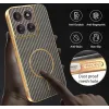 Phonesta Luxury Carbon Fiber Back Cover Hülle mit MagSafe für Motorola Edge 70 - Braun 4
