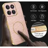 Phonesta Luxury Carbon Fiber Back Cover Hülle mit MagSafe für Motorola Edge 70 - Rosa 4