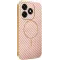 Phonesta Luxury Carbon Fiber Back Cover Hülle mit MagSafe für HONOR X5c Plus - Rosa