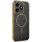 Phonesta Luxury Carbon Fiber Back Cover Hülle mit MagSafe für HONOR X5c Plus - Schwarz