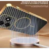 Phonesta Luxury Carbon Fiber Back Cover Hülle mit MagSafe für HONOR X5c Plus - Schwarz 5