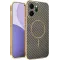Phonesta Luxury Carbon Fiber Back Cover Hülle mit MagSafe für Oppo Reno14 F/FS - Braun
