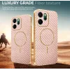 Phonesta Luxury Carbon Fiber Back Cover Hülle mit MagSafe für Oppo Reno14 F/FS - Rosa 4