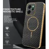 Phonesta Luxury Carbon Fiber Back Cover Hülle mit MagSafe für Oppo Reno14 F/FS - Schwarz 2