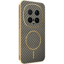 Phonesta Luxury Carbon Fiber Back Cover Hülle mit MagSafe für HONOR Magic8 Pro - Braun