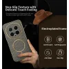 Phonesta Luxury Carbon Fiber Back Cover Hülle mit MagSafe für HONOR Magic8 Pro - Braun 2