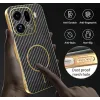 Phonesta Luxury Carbon Fiber Back Cover Hülle mit MagSafe für Oppo Find X9 Pro - Schwarz 7