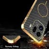 Phonesta Luxury Carbon Fiber Back Cover Hülle mit MagSafe für Oppo Find X9 Pro - Schwarz 8