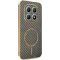 Phonesta Luxury Carbon Fiber Back Cover Hülle mit MagSafe für Xiaomi Redmi Note 15 4G/5G / Xiaomi Poco M8 - Braun