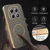 Phonesta Luxury Carbon Fiber Back Cover Hülle mit MagSafe für Xiaomi Redmi Note 15 4G/5G / Xiaomi Poco M8 - Braun 6