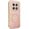 Phonesta Luxury Carbon Fiber Back Cover Hülle mit MagSafe für Xiaomi Redmi Note 15 4G/5G / Xiaomi Poco M8 - Rosa