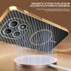 Phonesta Luxury Carbon Fiber Back Cover Hülle mit MagSafe für Xiaomi Redmi Note 15 4G/5G / Xiaomi Poco M8 - Schwarz 1