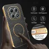 Phonesta Luxury Carbon Fiber Back Cover Hülle mit MagSafe für Xiaomi Redmi Note 15 4G/5G / Xiaomi Poco M8 - Schwarz 6