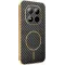 Phonesta Luxury Carbon Fiber Back Cover Hülle mit MagSafe für Xiaomi Redmi Note 15 Pro 5G - Schwarz