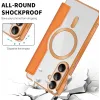 Phonesta Luxury Crystal Book Wallet Klapphülle mit MagSafe für Samsung Galaxy S26 - Orange 5