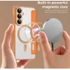 Phonesta Luxury Crystal Book Wallet Klapphülle mit MagSafe für Samsung Galaxy S26 Plus - Orange 3