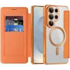 Phonesta Luxury Crystal Book Wallet Klapphülle mit MagSafe für Samsung Galaxy S26 Ultra - Orange 1