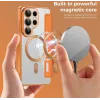 Phonesta Luxury Crystal Book Wallet Klapphülle mit MagSafe für Samsung Galaxy S26 Ultra - Orange 3