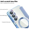 Phonesta Luxury Crystal Puffed Book Wallet Klapphülle mit MagSafe für Samsung Galaxy A16 - Hellblau 6