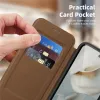 Phonesta Luxury Leder Book Wallet Klapphülle mit MagSafe für Google Pixel 9a - Dunkelbraun 4