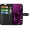 Phonesta Litchi Skin Book Wallet Klapphülle für Xiaomi Poco M7 Pro - Schwarz 4