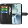 Phonesta Litchi Skin Book Wallet Klapphülle für Realme 14 Pro - Schwarz 4