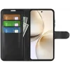 Phonesta Litchi Skin Book Wallet Klapphülle für Realme 14 Pro Plus - Schwarz 4