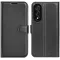 Phonesta Litchi Skin Book Wallet Klapphülle für OnePlus Nord 5 - Schwarz