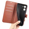 Phonesta Litchi Skin Book Wallet Klapphülle für OnePlus Nord CE5 - Braun 5