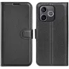 Phonesta Litchi Skin Book Wallet Klapphülle für HONOR 600 Lite - Schwarz 0