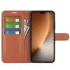 Phonesta Litchi Skin Book Wallet Klapphülle für HONOR Magic8 Pro - Braun 3