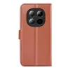 Phonesta Litchi Skin Book Wallet Klapphülle für Xiaomi Redmi Note 15 Pro 5G - Braun 2