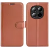 Phonesta Litchi Skin Book Wallet Klapphülle für Xiaomi Redmi Note 15 Pro Plus / Xiaomi Poco M8 Pro - Braun 0