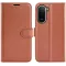 Phonesta Litchi Skin Book Wallet Klapphülle für Xiaomi Redmi A7 Pro - Braun