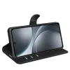 Phonesta Litchi Skin Book Wallet Klapphülle für Oppo Find X9 - Schwarz 4