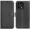 Phonesta Litchi Skin Book Wallet Klapphülle für Oppo Reno15 - Schwarz
