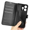 Phonesta Litchi Skin Book Wallet Klapphülle für Oppo Reno15 - Schwarz 5