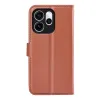 Phonesta Litchi Skin Book Wallet Klapphülle für Oppo Reno15 Pro - Braun 2